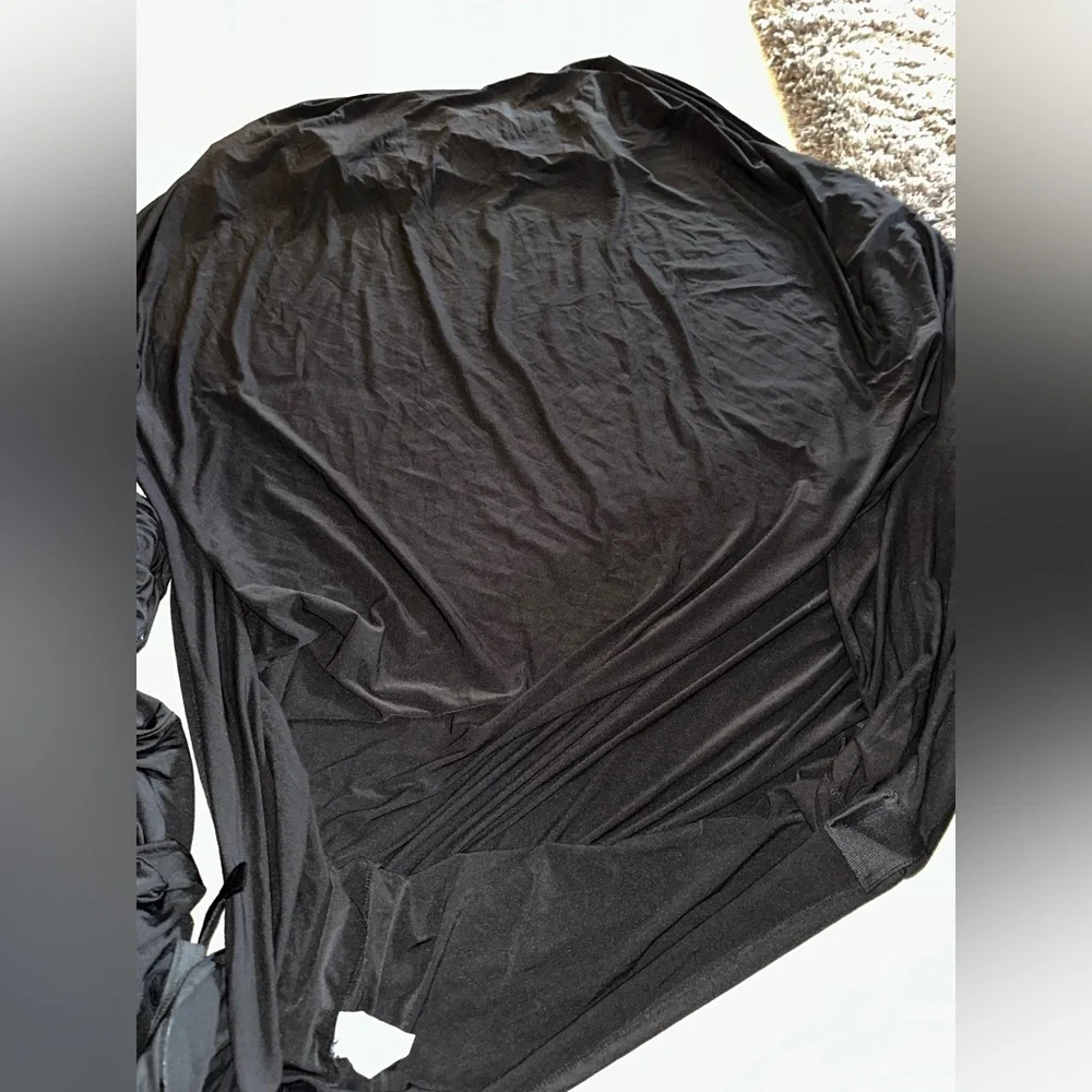 Black table cover